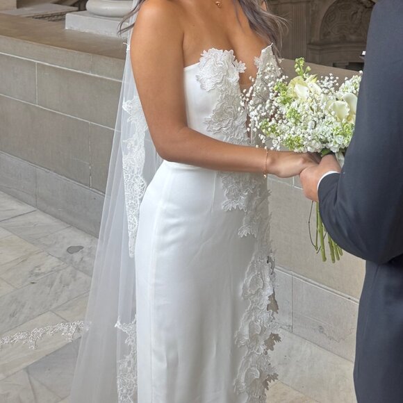 Florence Dress, SAU LEE, 2, White - Picture 2 of 3